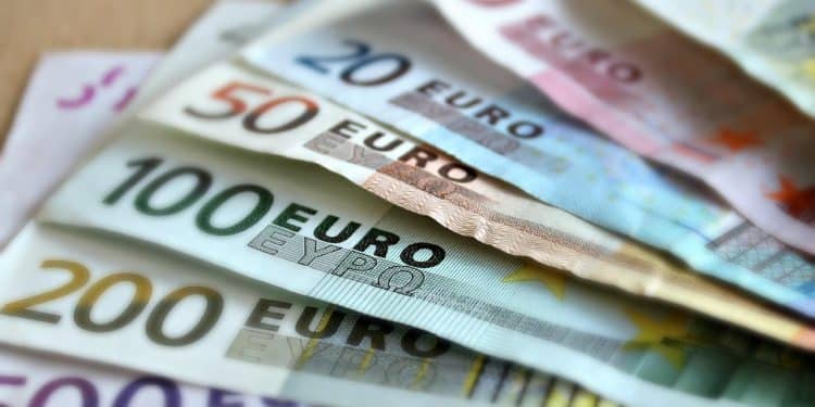 banknotes, euro, paper money