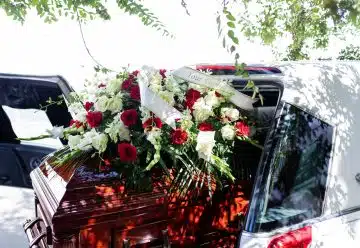 brown coffin